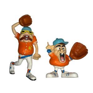 1986 HG Toys Baseball Action Figure Sports Freaks Shorty And Fast Furter
